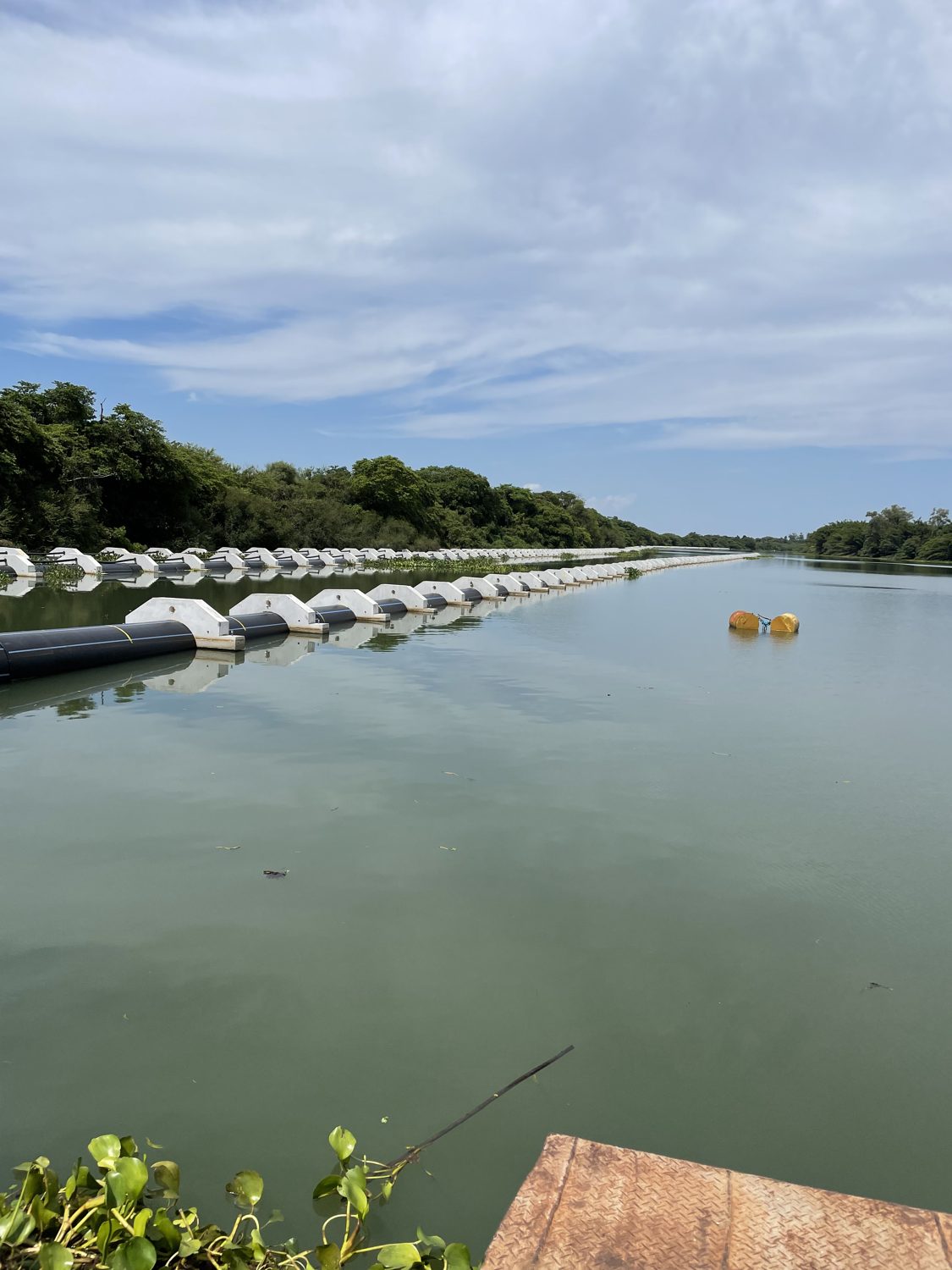 Emissário com poitas — DMAE, Porto Alegre