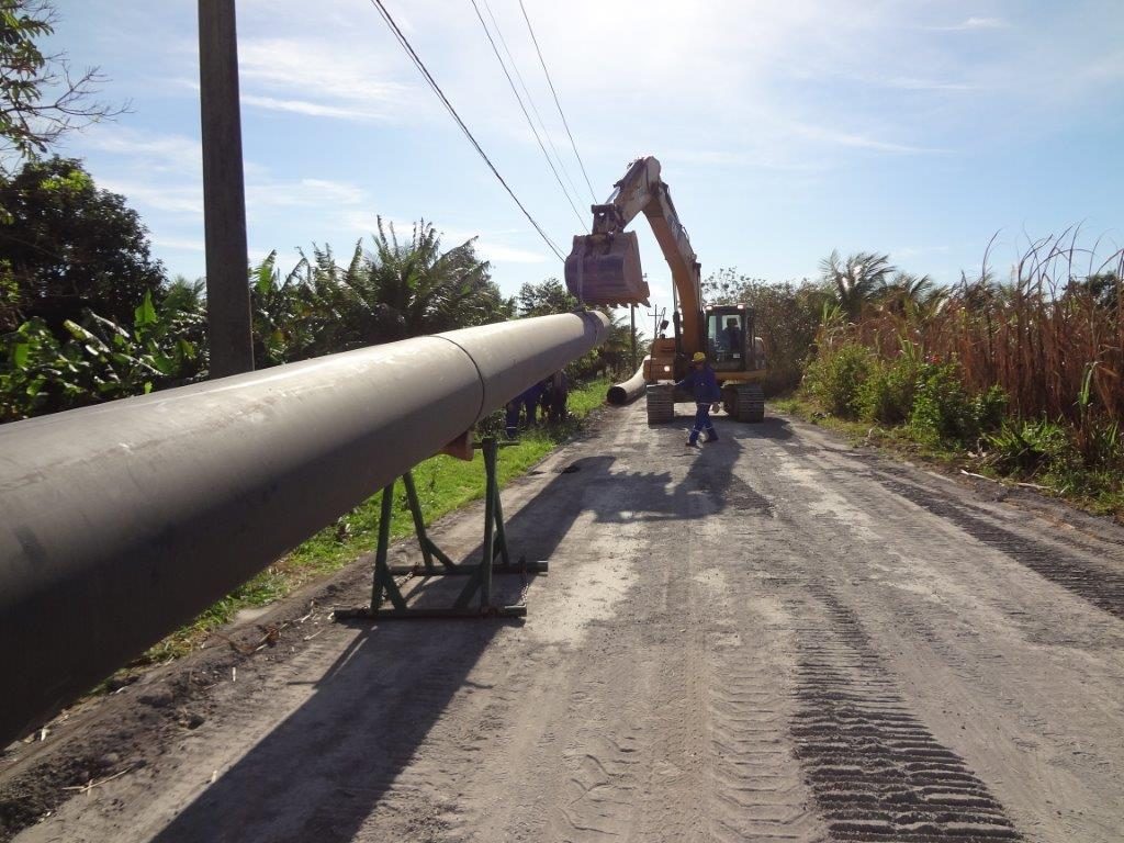 Tubulação PEAD em mineração